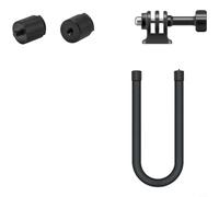 Wodsty Soporte de silicona flexible para cámaras de acción, núcleo de aluminio resistente con rosca de 1/4 pulgadas, compatible con insta360 para Vlog y viajes (B)