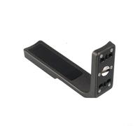 Wodsty Soporte en L ABS de cambio rápido para Insta360 X5/X4/X3, 1/4 pulgadas, placa de adaptador horizontal vertical, negro, 8 x 4,5 x 2 cm