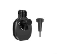 Wodsty Soporte para parabrisas de motocicleta Insta360 GO para montaje de cámara ABS ultracompacto, 7,6 x 4,1 x 4 cm, estable y negro
