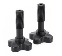 Wodsty Tornillos de plástico negro para toldo de jardín de 57 mm, pernos de fijación para fijar marco, kit esencial de reparación de paraguas al aire libre