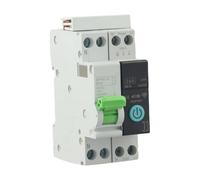 Wodsty Tuya - Disyuntor inteligente WiFi 16 A con contador de energía, interruptor de riel DIN 1P+N para control remoto y control por voz compatible con Alexa