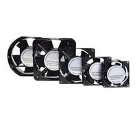 Wodsty Ventilador axial con estructura metálica de 220 V, alto caudal de | Ventilador industrial de 220 V CA con bajo nivel de ruido y rodamiento de bolas para ventilación de caja de distribución