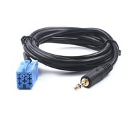 Woedpez Cable de entrada hembra/macho, 3 5 mm, adaptador para reproductor de MP3 B5, cable de repuesto