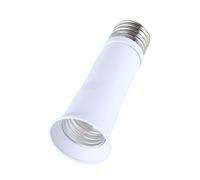 Woedpez Extensión de portalámparas ajustable E27 a E27, 11 - 13 50 cm, adaptador extensible resistente al calor para iluminación del hogar