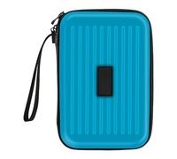 Woedpez Funda rígida para dardos de acero y punta suave, funda protectora para dardos y accesorios, Black