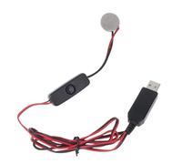 Woedpez USB a 3 V CR2032 batería cable de carga con interruptores para CR2032-3 V batería reloj mando a distancia juguete USB a 3 V CR2032 batería cable de carga con interruptores