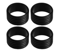 WOEIFGV 4 anillos de agarre de silicona para raqueta de tenis, bandas de goma antideslizantes para raqueta de tenis, overgrips absorbentes en su lugar