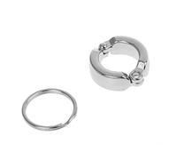 WOEIFGV Anillos de metal para patas de loro, pie de apertura activa para pájaros pequeños y grandes, clips de aleación para loros que vuelan fuera