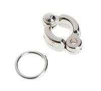 WOEIFGV Anillos de metal para patas de loro, pie de apertura activa para pájaros pequeños y grandes, clips de aleación para loros que vuelan fuera