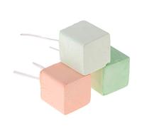 WOEIFGV Bloque de piedra de molienda de dientes de mascota para chinchillas, juguete para masticar piedra mineral para animales pequeños