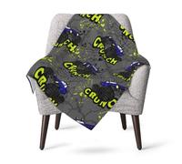 woerexker Manta de coche Monster Truck para todas las estaciones, ultra suave y cálida, regalos para niños, manta de forro polar para el hogar, cama, sofá, silla, viajes al aire libre, camping, 40 x