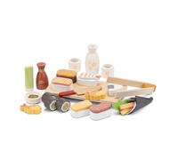 Woet - Comida de Juguete Sushi de Madera para Niños - Set de Alimentos - Juguete de Cocina para Juego de Imitación - A Partir de 3 Años - Regalo para Niños y Niñas
