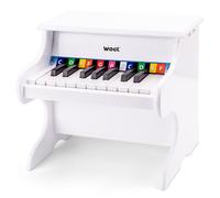 New Classic Toys- Piano de Madera, Color Blanco (10156)