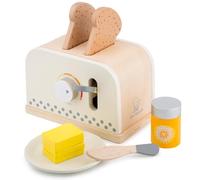 New Classic Toys Toys-10706 10706 rol (Cocina y Comida, Estuche de Juego, 3 año(s), Niño/niña, Multicolor), Color Madera