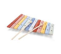 Woet - Xilófono de Juguete de Madera para Niños - Juguete Musical Colorido con 12 Notas y 2 Baquetas - Instrumento de Aprendizaje Temprano - Incluye Cancionero - A Partir de 2 Años - Regalo Infantil