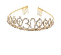 WOFASHPURET 1 juego Crown And Sash Set For Birthday Parties Birthday Etiquette Belt With Decorative Crown For Women