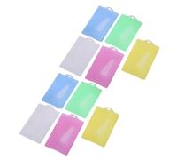 WOFASHPURET 10piezas Porta Tarjetas Unidades Funda Transparente para Identificación Autobús Banco Protección Duradera Fácil Materiales Seguros Diseño Práctico