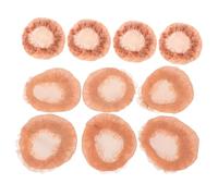 WOFASHPURET 10piezas Redes De Cabello Elásticas Para Recogidos Cubiertas Invisibles Para Danzar y Enfermeras Accesorios De Para Gestión Del Cabello El