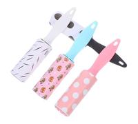 WOFASHPURET 12 Piezas Rodillo de Pelusa Portátil con Mango Adhesivo Potente para Pelo de Mascotas y Eliminación Eficaz de Pelusas Ropa Muebles y Alfombras Compacto y Fácil de Usar para