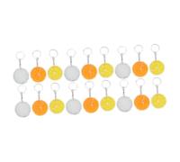 WOFASHPURET 18piezas Llavero De Rodaja De Fruta Simulada Coloridas De Limón para Decoración Creativa para De Amistad
