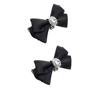 WOFASHPURET 1par Hebillas De Zapatos Removibles Para Novias Accesorios Elegantes Diseño De Lazo y Strass Decoración Para Bodas y Eventos Sociales Pack
