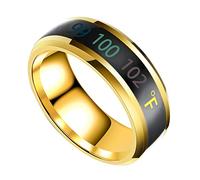 WOFASHPURET 1pieza Anillo De Pareja Unisex Inteligente Cambio De Temperatura Anillo De Joyas Para Enamorados Material Resistente y Elegante Para Compromisos y Aniversarios