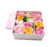 WOFASHPURET 1pieza Caja De Jabón Simulada Caja Cuadrada Para Decoración De San Valentín y Cumpleaños Elegante Para Días Especiales y Celebraciones