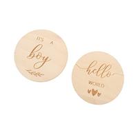 WOFASHPURET 2 Uds Tarjeta Conmemorativa De Crecimiento Accesorios Para Recién Nacidos Tarjetas De Hitos Mensuales Mensual Recién Nacido Manta Para Niño De