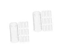 WOFASHPURET 20 Piezas Abridor Ampolla Transparente con Funda Protectora Cortador para Ampollas de Vidrio Herramienta Antideslizante para Enfermeros y Médicos Inoxidable Fácil Uso