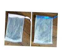 WOFASHPURET 2piezas Bolsa De Malla Para Jabón De Jabón Para y Corporal Herramienta De Limpieza Manual Blanca