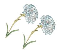 WOFASHPURET 2piezas Broche De Flor Diseño De Clavel Pin De Solapa Floral Para Mujer Clip De Suéter y Cárdigan Accesorios Decorativos Para Fiestas y Ceremonias