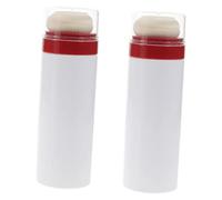 WOFASHPURET 2piezas Tarro De Polvo De Viaje Con Borlas Contenedor De Almacenamiento Para Polvo De Talco y Cosméticos Caja Práctica Para Bebés y Adultos Colores Aleatorios