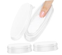 WOFASHPURET 3 Piezas Bote De Polvo Para Uñas De Inmersión Bandejas Para Recoger Polvos De Inmersión Herramienta Para Decoración De Uñas Diy