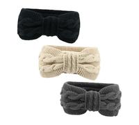 WOFASHPURET 3piezas Diadema De Oídos Calentadora Para Mujer Accesorio De Moda Para Otoño Invierno Conjunto De Diademas Twisted