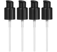 WOFASHPURET 4 Bombas de Repuesto para Base de Maquillaje Mac y Estée Lauder Double Wear, Plástico para Loción, Cabezal de Bomba de Loción, Dosificador Maquillaje con Tubo y Tapa Protectora