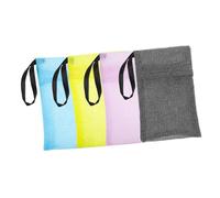 WOFASHPURET 4 piezas Bolsa de Nylon para Jabón Barra de Unidades Resistente y Duradera con Malla para Almacenamiento Colores Surtidos para Baño y Limpieza