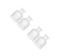 WOFASHPURET 4 Piezas Botellas Difusoras de Vidrio Cilíndricas de Recipientes Rellenable para Aroma Hogar y Oficina Frascos Pequeños para Fragancias Decorativas