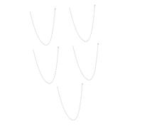 WOFASHPURET 5 Piezas Beaded Clavicle Necklace For Women Lightweight Boho Style Jewelry Comfortable Hypoallergenic Chain Minimalist Accessory For Summer And Travel