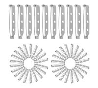 WOFASHPURET 50 Broches De Seguridad De 37 Mm Cierre De Barra Trasera, De Metal Resistente, Para Personalizar, Broches y Manualidades