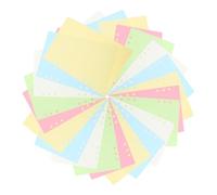 WOFASHPURET 50 Hojas Recambio de Papel Suelto Cuaderno de Notas Perforadas para Archivador de Anillas Papel Liso Multiusos para Planificador y Diario Fácil de Instalar y Organizar