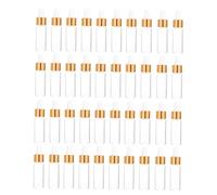 WOFASHPURET 50piezas Botella De Aceite Esencial De Frascos Mini Transparentes Vacíos Para Aceites Esenciales Envases Para Cosméticos Accesorios De Viaje Para Actividades Al Aire