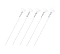 WOFASHPURET 5piezas Pincel De Maquillaje De Nailon Forma De Abanico Brocha Para Facial Unidades Para Aplicación De Maquillaje y Cuidado