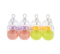 WOFASHPURET 8 Piezas Estuches De Maquillaje Para Huevos De Belleza Organizador De Almacenamiento De Maquillaje Caja De Almacenamiento Para Viajes y Uso Diario