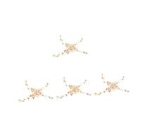 WOFASHPURET 8 Piezas Tocado de Novia con Perlas y Cristales Diadema Floral Ligera y Cómoda para Mujeres y Niñas Accesorios Nupciales Elegantes para Bodas Diseño Versátil y Atemporal de Doradas