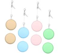 WOFASHPURET 8piezas Kit Toallitas Limpieza Lentes Macaron Portátil Paño Gafas y Pantallas Móviles Práctico y Compacto Para Teléfonos Ordenadores y Cámaras