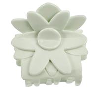 WOFASHPURET Agarrando de flores esmerilados Boda mini pinzas para el pelo Mujer acortar no pinza de garra flor pinza para rascar el cabello pinzas para el cabello ácido acético Verde claro