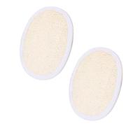 WOFASHPURET Almohadilla de Exfoliante 2piezas Cordón Esponja de Suave para Cuerpo para Ducha Exfoliación Natural