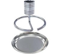 WOFASHPURET Asiento De Acero Inoxidable Para Quemar De Moxa Base Bandeja Para Uso Interiores Protector Contra Mosquitos