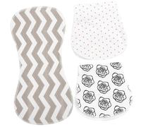 WOFASHPURET Babero de Algodón Pequeño Unisex 3 Piezas Ajustable Absorbente para Bebés Protección Hombros Comida Uso Diario Cuidado Infantil