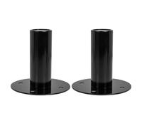 WOFASHPURET Bandeja para Altavoces de Hierro 2 Piezas Soporte para Subwoofer Base Cónica para Pies Protección de Suelo y Aislamiento para Altavoces de Escenario Uso en Audio Profesional